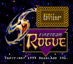 Fireteam Rogue (Prototype) Title Screen